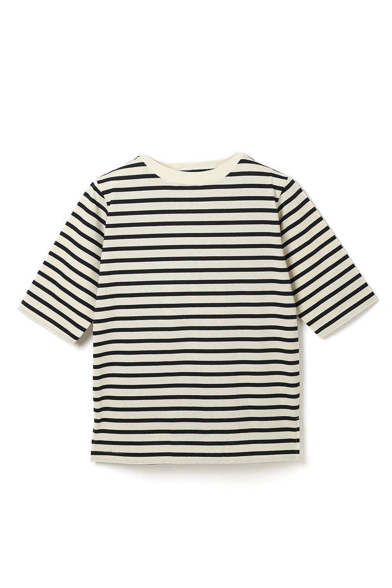 Lot.790 CK Border Tee -White×Navy- – ATTRACTIONS