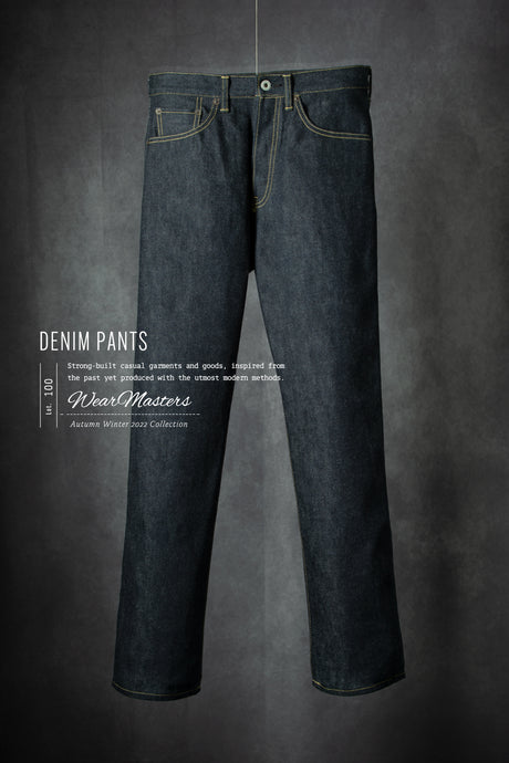 【WEARMASTERS】-Restock-<br>Lot.100 Denim Pants