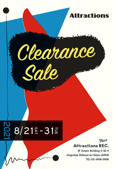 【Information 開催決定】-2021 クリアランスセール開催のお知らせ-