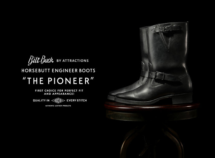 【BILTBUCK】-HORSEBUTT ENGINEER BOOTS- "THE PIONEER"