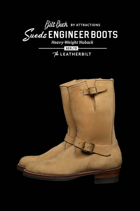 -New release-<br>BILTBUCK<br>Lot.329 Limited Suede Engineer Boots