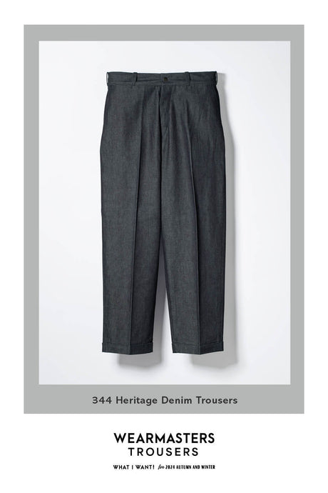 -New release-<br>WEARMASTERS<br>Lot.344 Heritage Denim Trousers -Black-