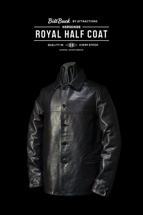 【BILTBUCK】-Restock- Lot.378 Horsehide Royal Half Coat