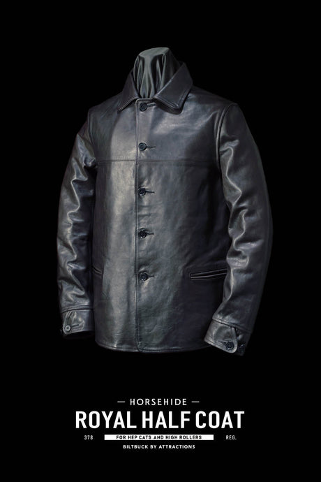 -Restock-<br>BILTBUCK<br>Lot.378 Horsehide Royal Half Coat