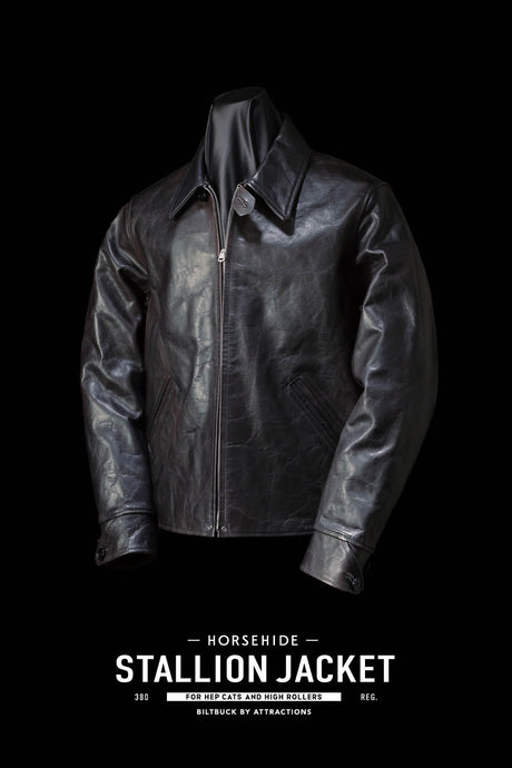 -Restock-<br>BILTBUCK<br>Lot.380 Horsehide Stallion Jacket