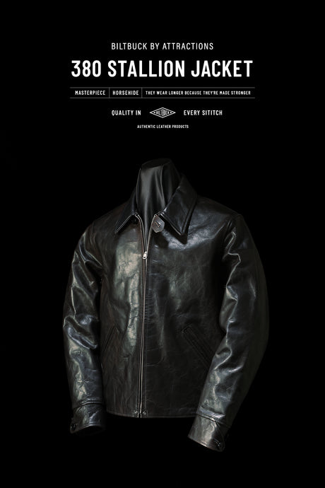 【BILTBUCK】-Restock-<br>Lot.380 Horsehide Stallion Jacket