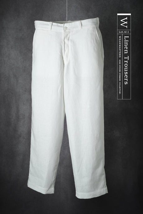 【WEARMASTERS】-New Release- <br>Lot.411 Linen Trousers
