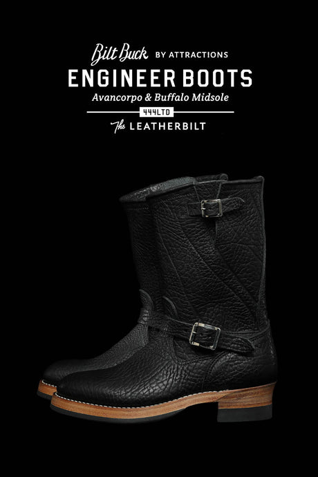 -New release-<br>BILTBUCK<br>Lot.444LTD Engineer Boots<br>Avancorpo ＆ Buffalo Midsole