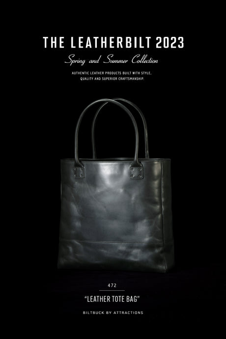【BILTBUCK】-Restock-<br>Lot.472 Leather Tote Bag
