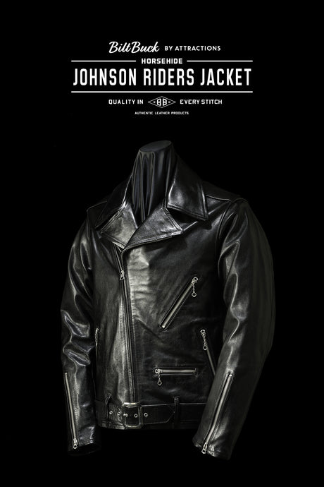 【BILTBUCK】-Restock- Lot.574 Horsehide Johnson Riders Jacket