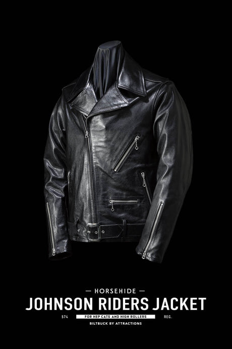-Restock-<br>BILTBUCK<br>Lot.574 Horsehide Johnson Riders Jacket