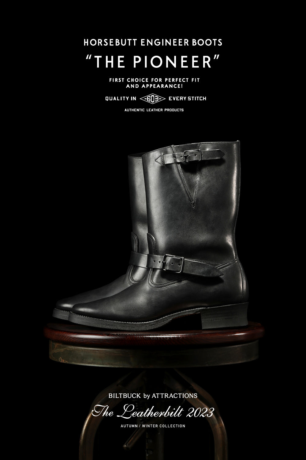 BILTBUCK】-Restock-Lot.603 Engineer Boots 