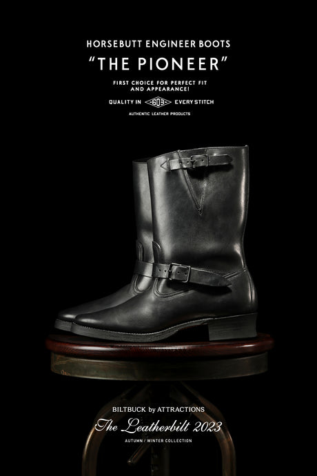 【BILTBUCK】-Restock-<br>Lot.603 Engineer Boots "The Pioneer"<br>-Guidi Horsebutt-