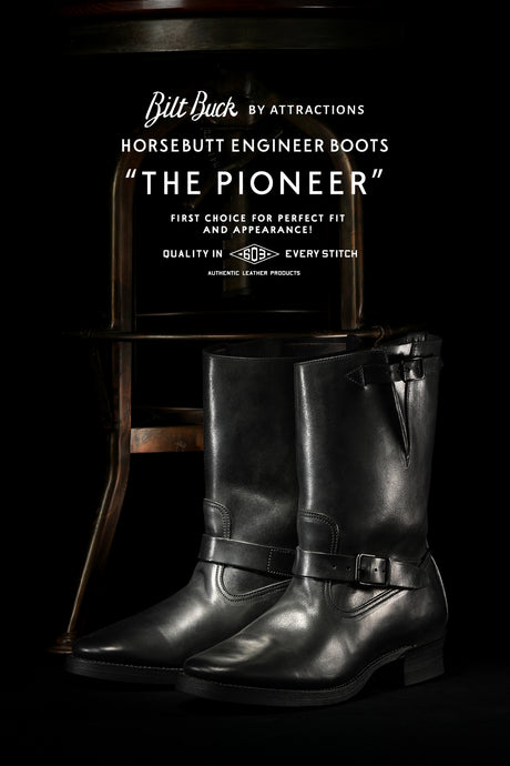 【BILTBUCK】-Restock- <br>Lot.603 Engineer Boots "The pioneer" / Guidi Horsebutt