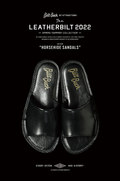 【BILTBUCK】-Restock- <br> Lot.636 Horsehide Sandals