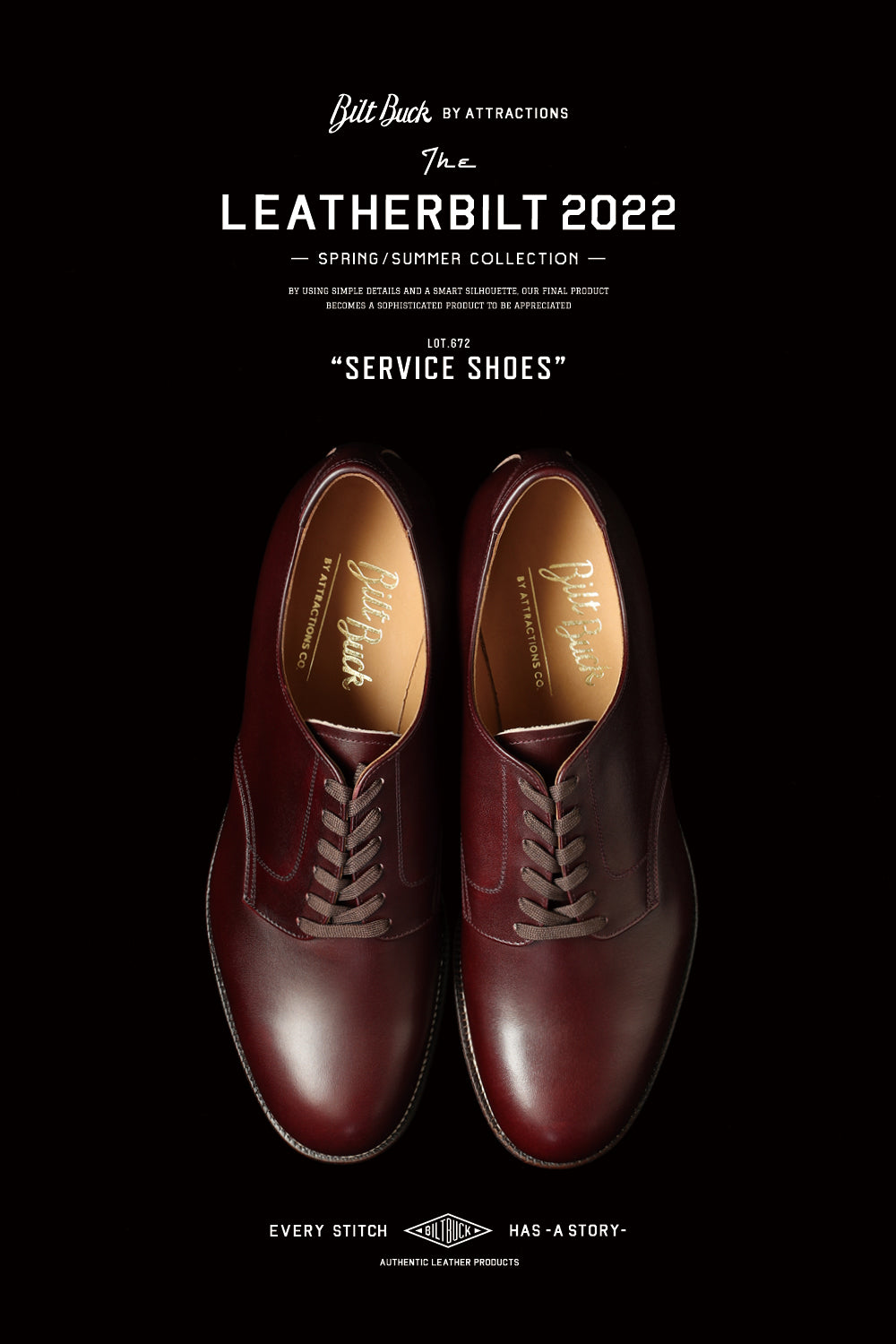 BILTBUCK】-New Release-Lot.672 Service Shoes 
