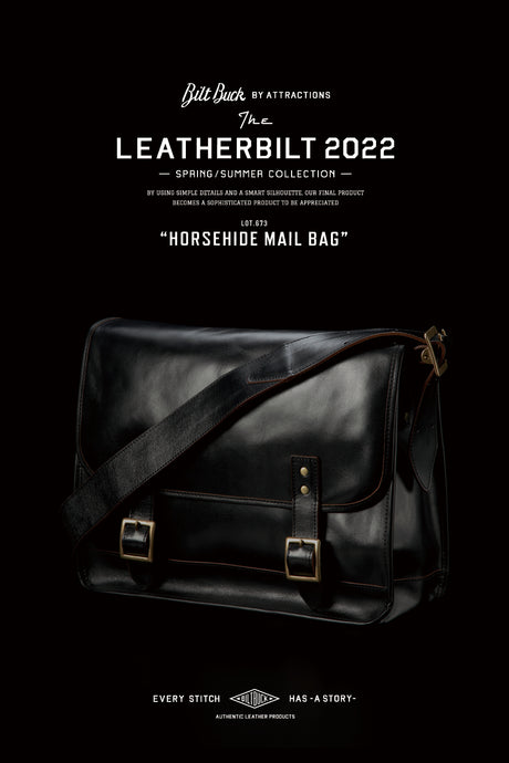 【BILTBUCK】-Restock- <br>Lot.673 Horsehide Mail Bag