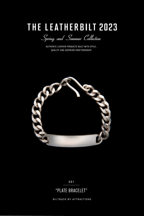【BILTBUCK】-Restock-<br>Lot.691 Plate Bracelet