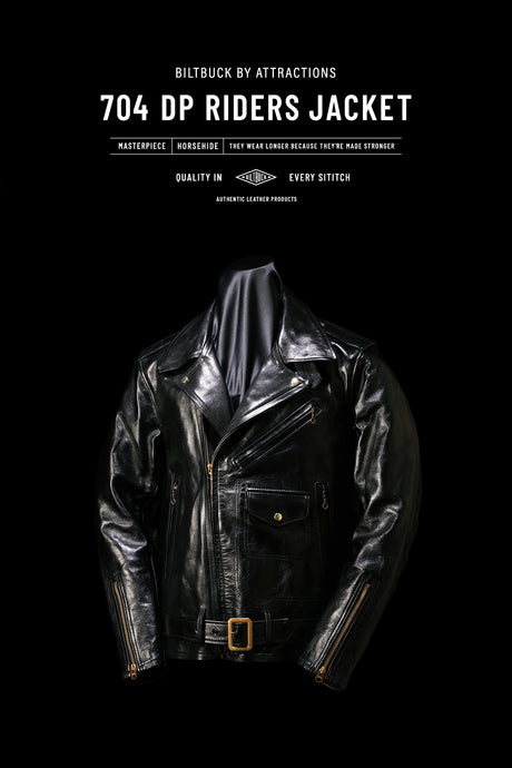 【BILTBUCK】-Restock-<br>Lot.704 DP Riders Jacket