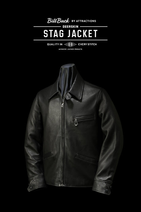 【BILTBUCK】-New Release-<br> Lot.706 Deerskin Stag Jacket
