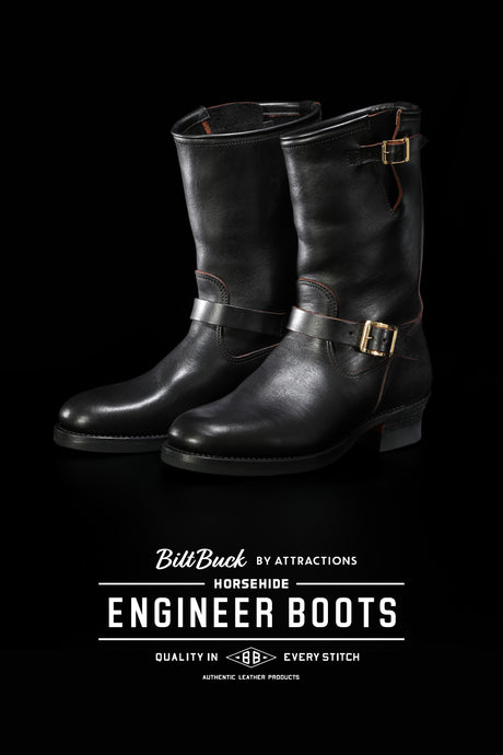 【BILTBUCK】-New Release- ※Limited※ Lot.707 Horsehide Engineer Boots