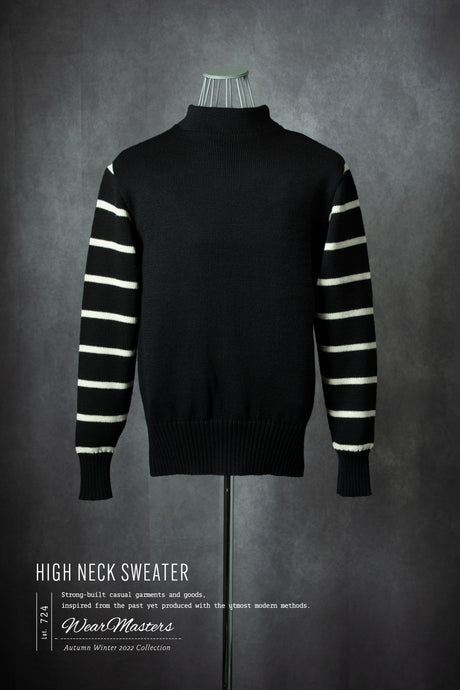 【WEARMASTERS】-New Release-<br>Lot.724 High Neck Sweater
