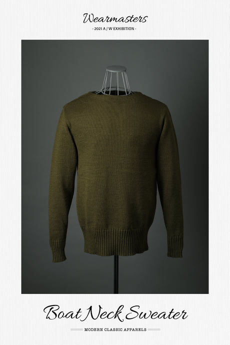 【WEARMASTERS】-New Release- Lot.725 Boat Neck Sweater