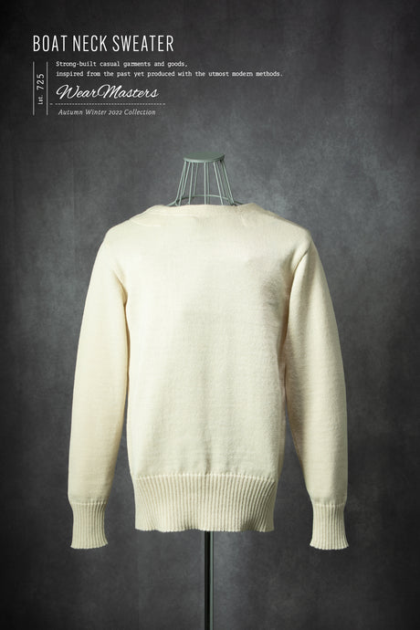 【WEARMASTERS】-New Release-<br>Lot.725 Boat Neck Sweater