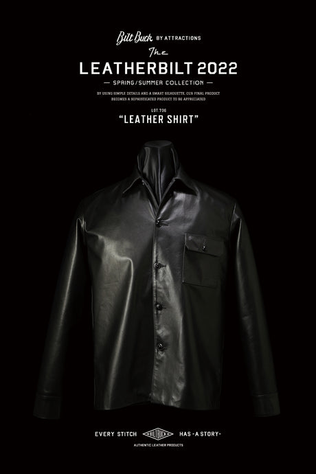 【BILTBUCK】-New Release-<br>Lot.736 Leather Shirt