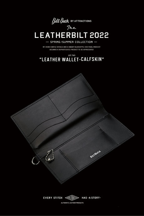 【BILTBUCK】-New Release- <br> Lot.724 Leather Wallet -Calfskin- "Annonay"