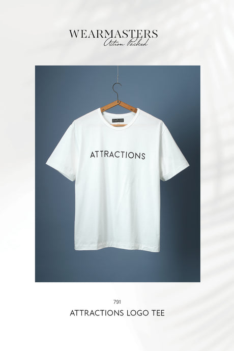 【WEARMASTERS】-New Release-<br>Lot.791 ATTRACTIONS Logo Tee