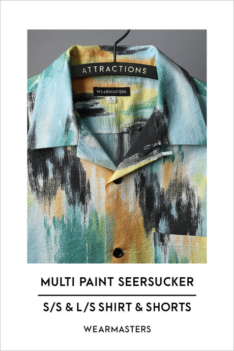 -New release-<br>WEARMASTERS<br>Multi Paint Seersucker