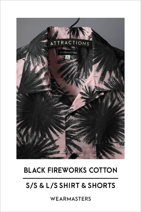 -New release-<br>WEARMASTERS<br>Black Fireworks Cotton