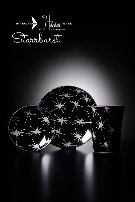 【Attractions】-HASAMI WARE- Lot.A20014 Starburst Cup&Plate Set