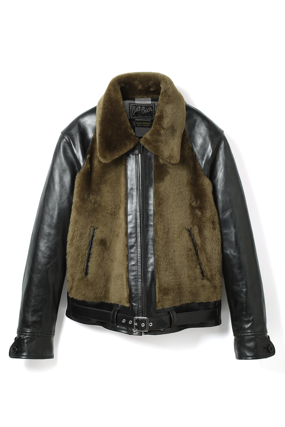 Lot.500EX Grizzly Jacket -Black × Army- for Attractions Store