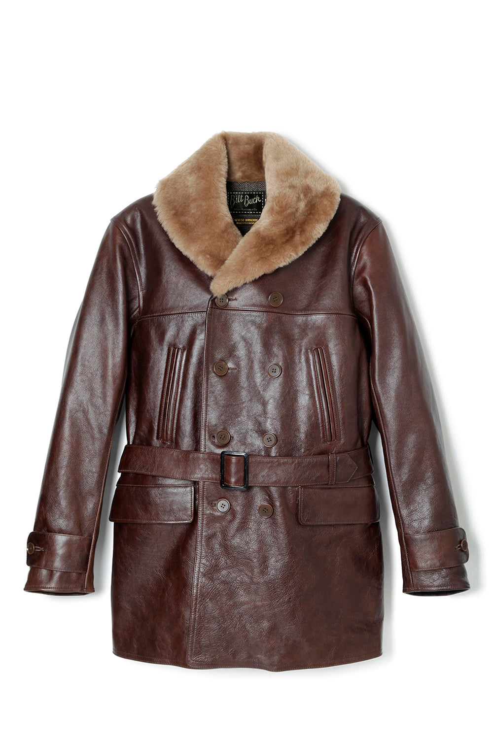 Lot.501 Shawl Collar Horsehide Imperial Half Coat -Brown-