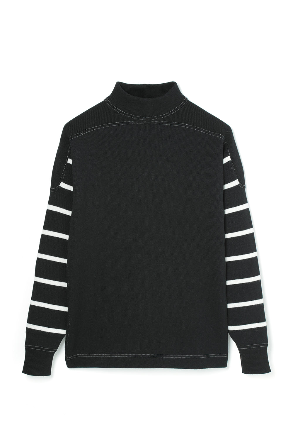 Lot.583 BS High Neck Sweater -Black-