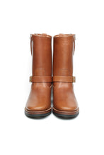 画像をギャラリービューアに読み込む, Lot.603LTD Engineer Boots “The Pioneer” - Heritage Vachetta Double Shoulder -Brown×Brass-
