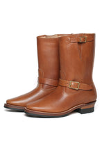 画像をギャラリービューアに読み込む, Lot.603LTD Engineer Boots “The Pioneer” - Heritage Vachetta Double Shoulder -Brown×Brass-
