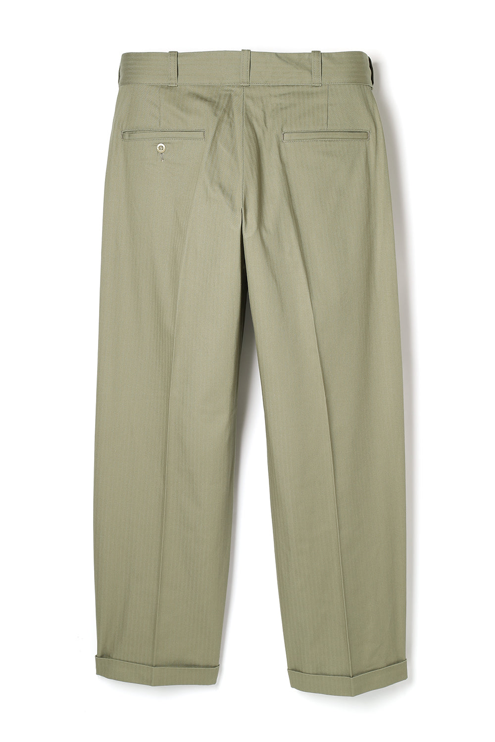 Lot.720 Heritage Trousers US Navy Herringbone -Khaki- – ATTRACTIONS
