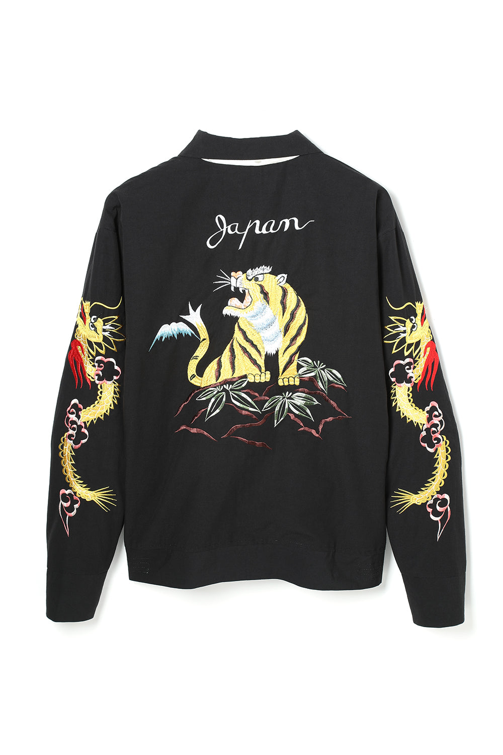 LEONARD ブラックジャケット ロゴ入り金糸サイズL Lot.774 Souvenir Cotton Jacket -Black- – ATTRACTIONS