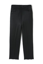 画像をギャラリービューアに読み込む, Lot.818 Heavy Rayon Gabardine Double Pleats Trousers -Black-
