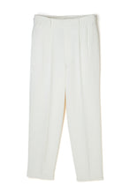 画像をギャラリービューアに読み込む, Lot.818 Heavy Rayon Gabardine Double Pleats Trousers -White-
