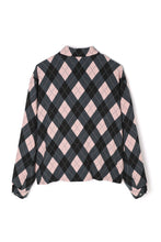 画像をギャラリービューアに読み込む, Lot.819 Argyle Blouson -Black x Pink-
