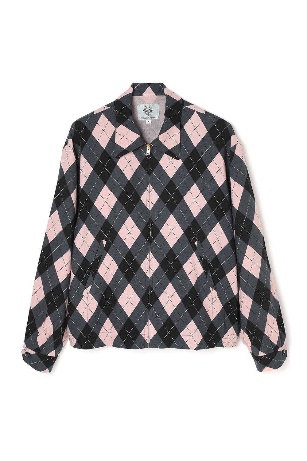 Lot.819 Argyle Blouson -Black x Pink-