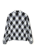 画像をギャラリービューアに読み込む, Lot.819 Argyle Blouson -Black x White-
