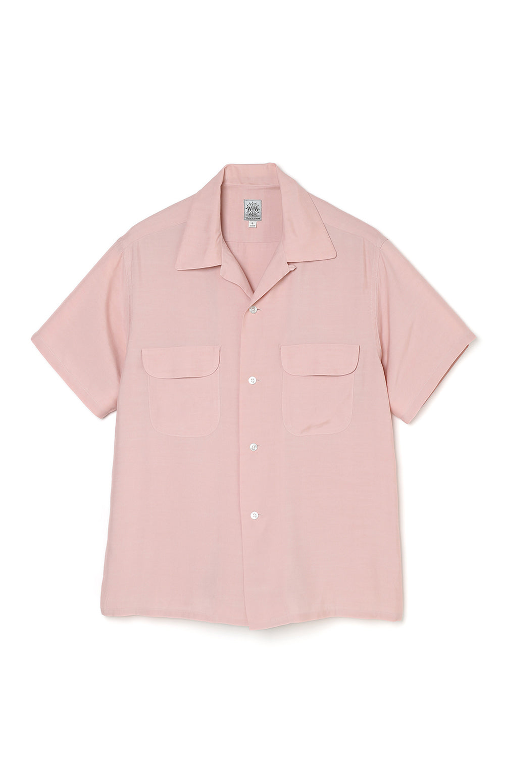 Lot.836 Flap Pocket Rayon S/S Shirt -Pink-