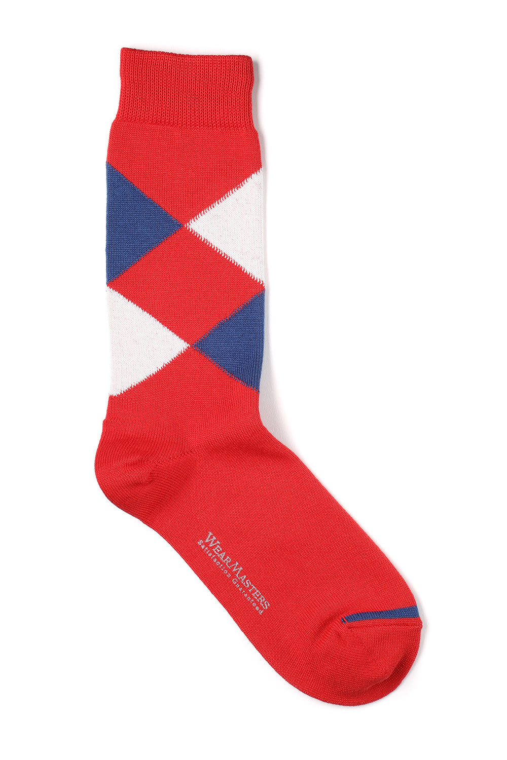 Lot.849 Diamond Socks -Red-