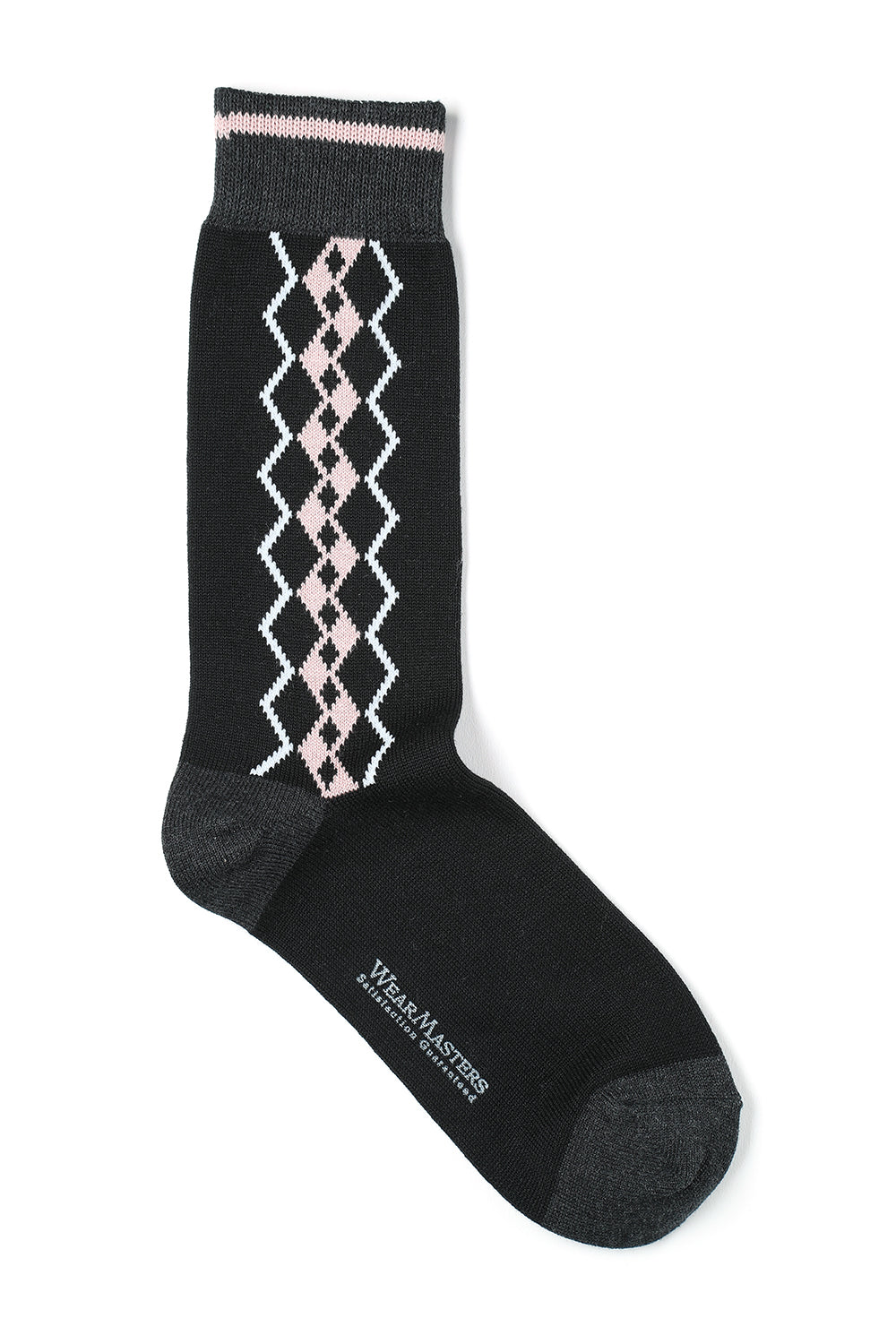 Lot.850 Jagged Lined Socks -Black- – ATTRACTIONS