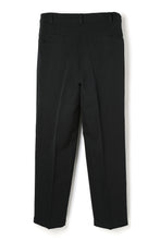 画像をギャラリービューアに読み込む, Lot.862 Wool Linen Double Pleats Trousers -Black-
